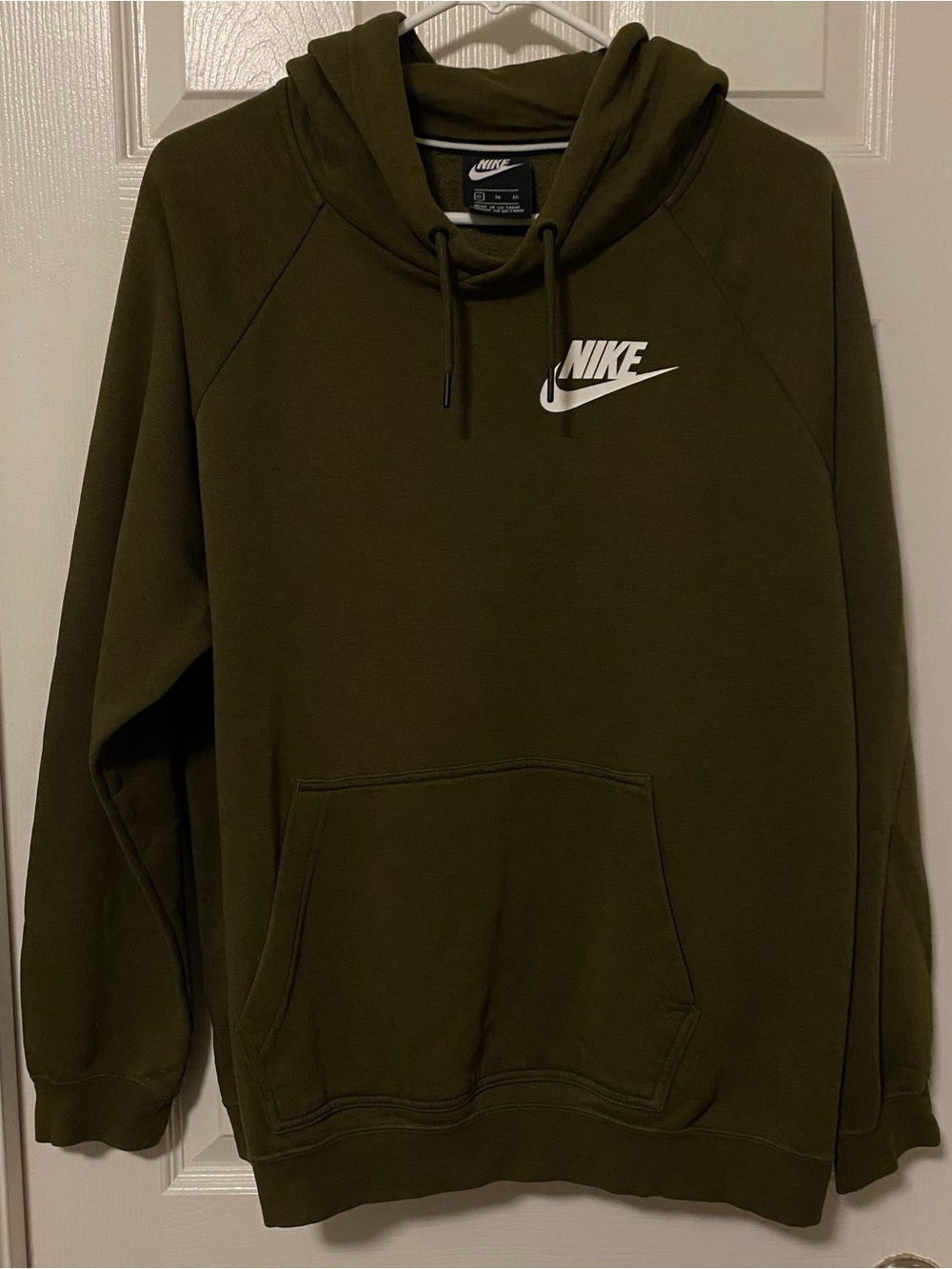 Nike Women's Olive Green Pullover Hoodie